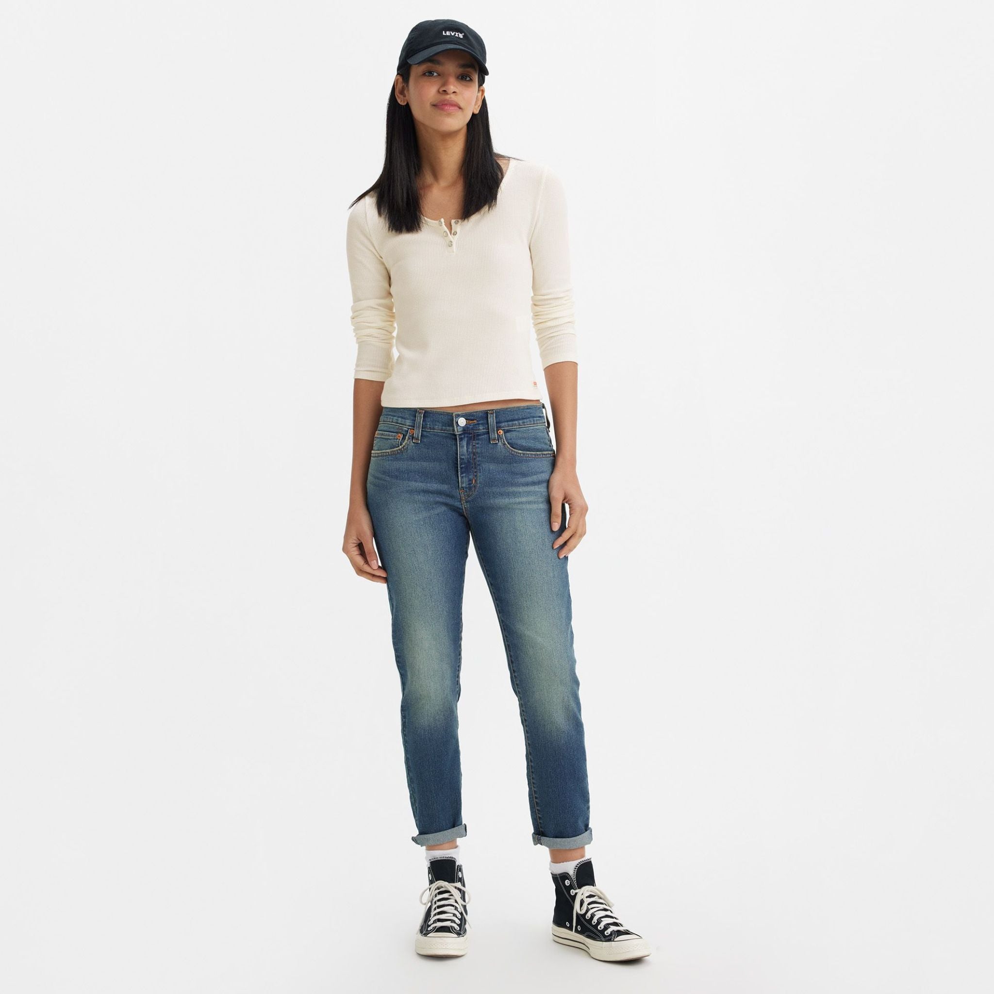 JEANS MID RISE BOYFRIEND WORKING LATE LEVI'S - DM2 SHOP