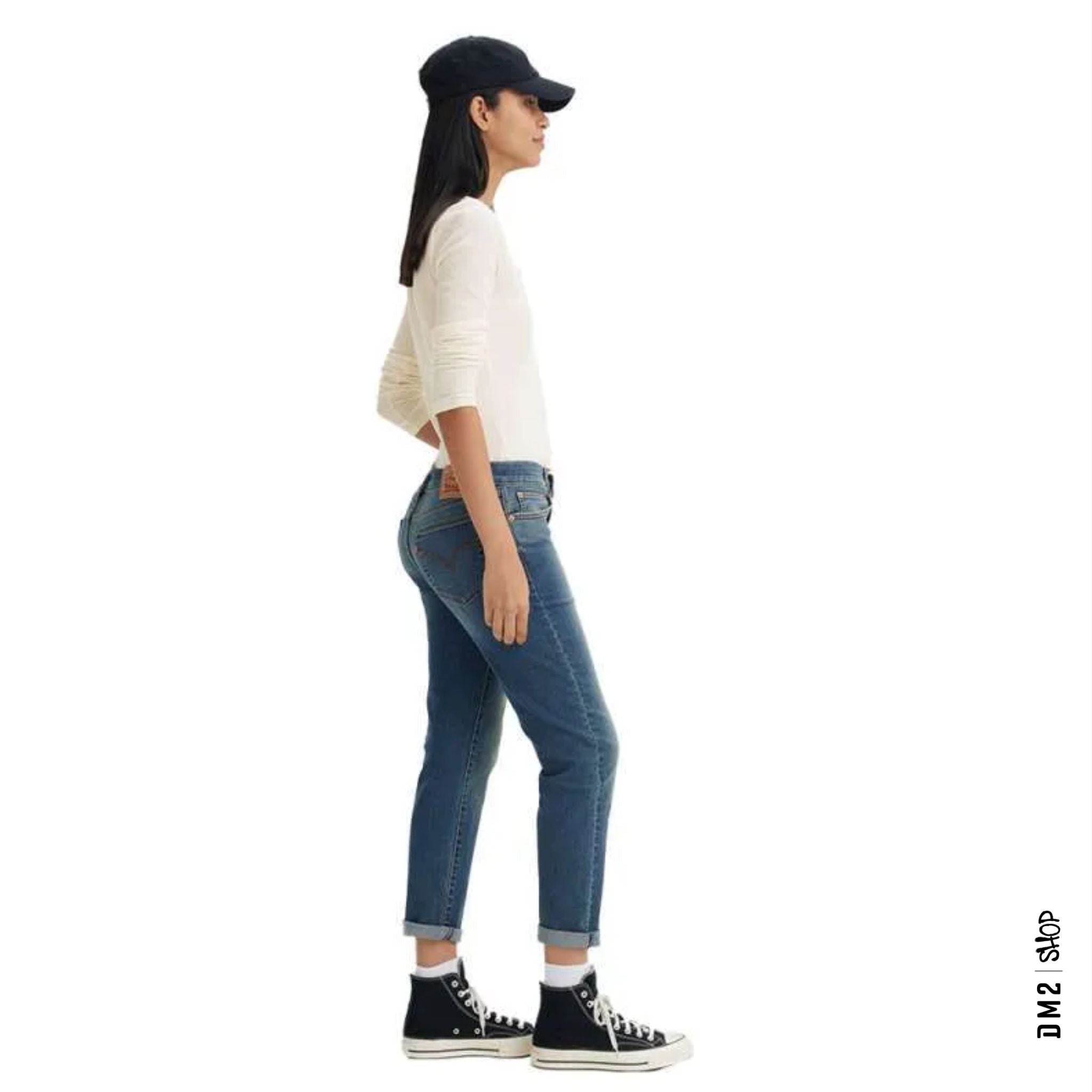 JEANS MID RISE BOYFRIEND WORKING LATE LEVI'S - DM2 SHOP