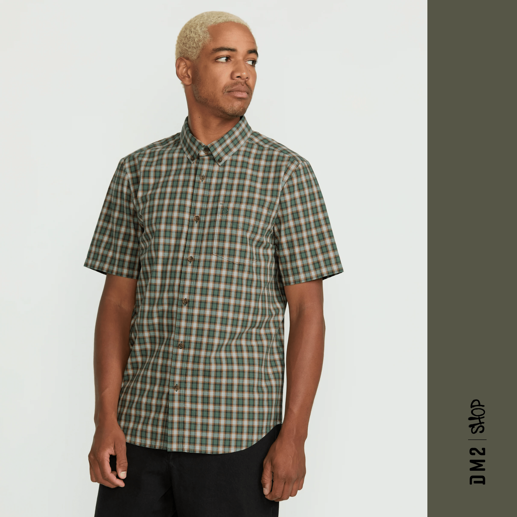 CHEMISE HOMME MORPHEW OLIVE, VOLCOM - DM2 SHOP