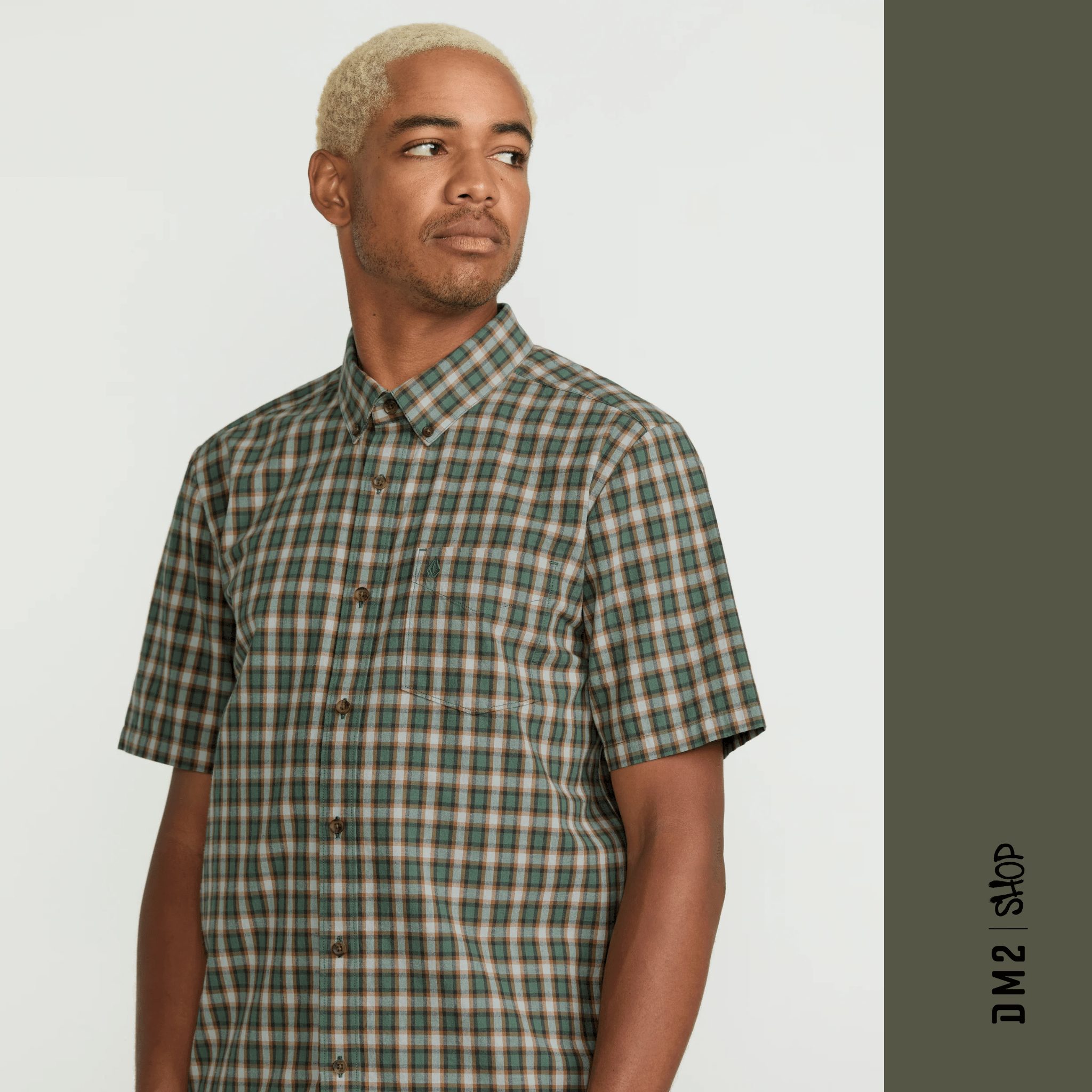 CHEMISE HOMME MORPHEW OLIVE, VOLCOM - DM2 SHOP