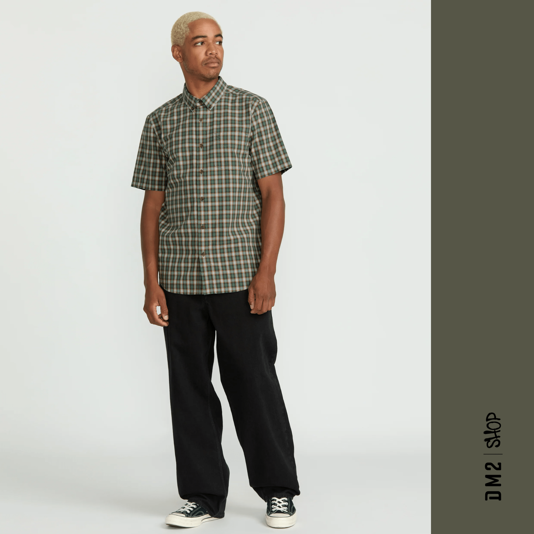 CHEMISE HOMME MORPHEW OLIVE, VOLCOM - DM2 SHOP