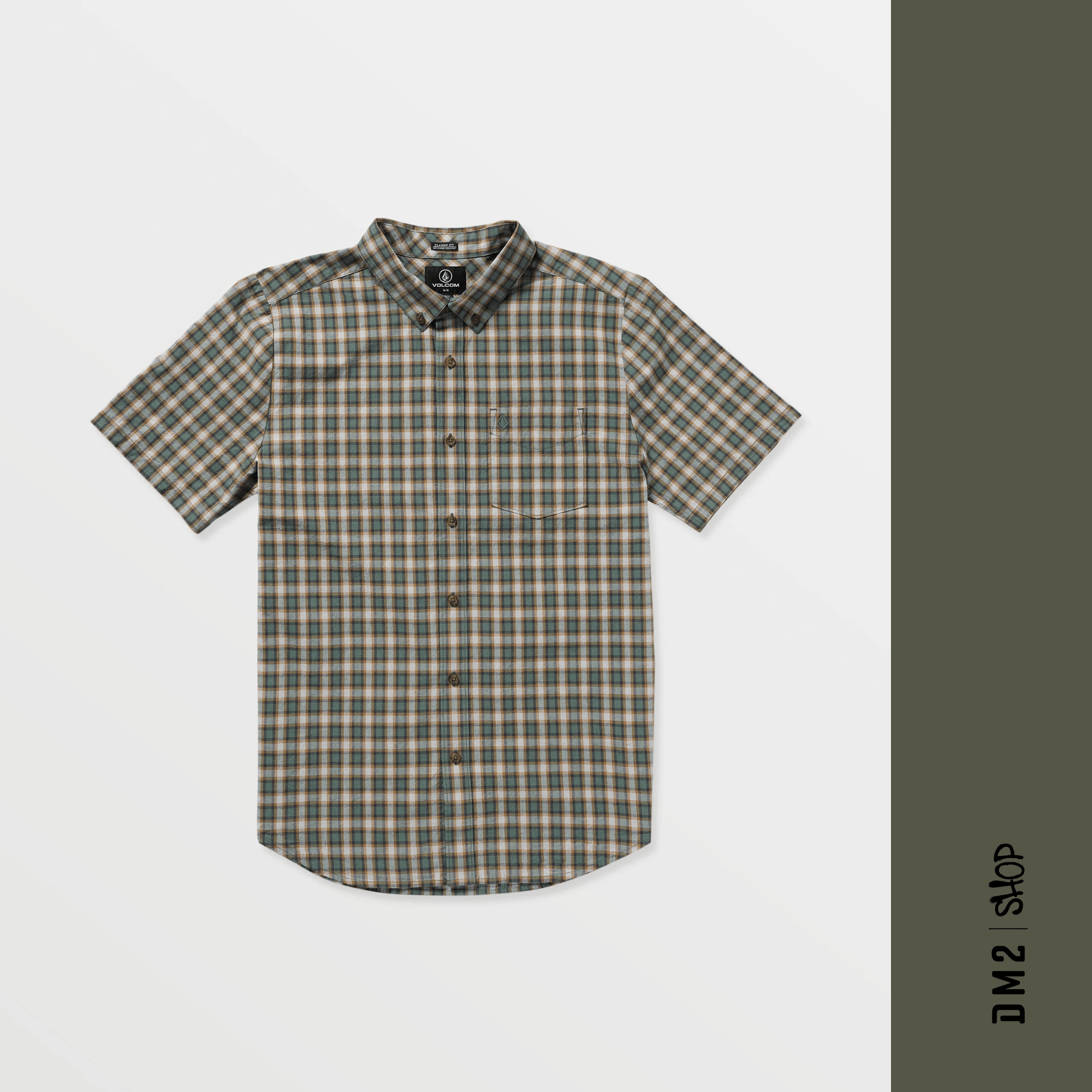 CHEMISE HOMME MORPHEW OLIVE, VOLCOM - DM2 SHOP