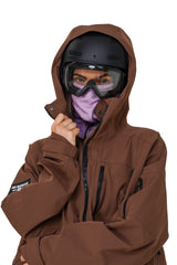 MANTEAU SKI-SNOW - SHELL JACKET -  BRUN