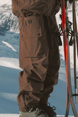 PANTALON SKI SNOW - NON ISOLÉ - BRUN