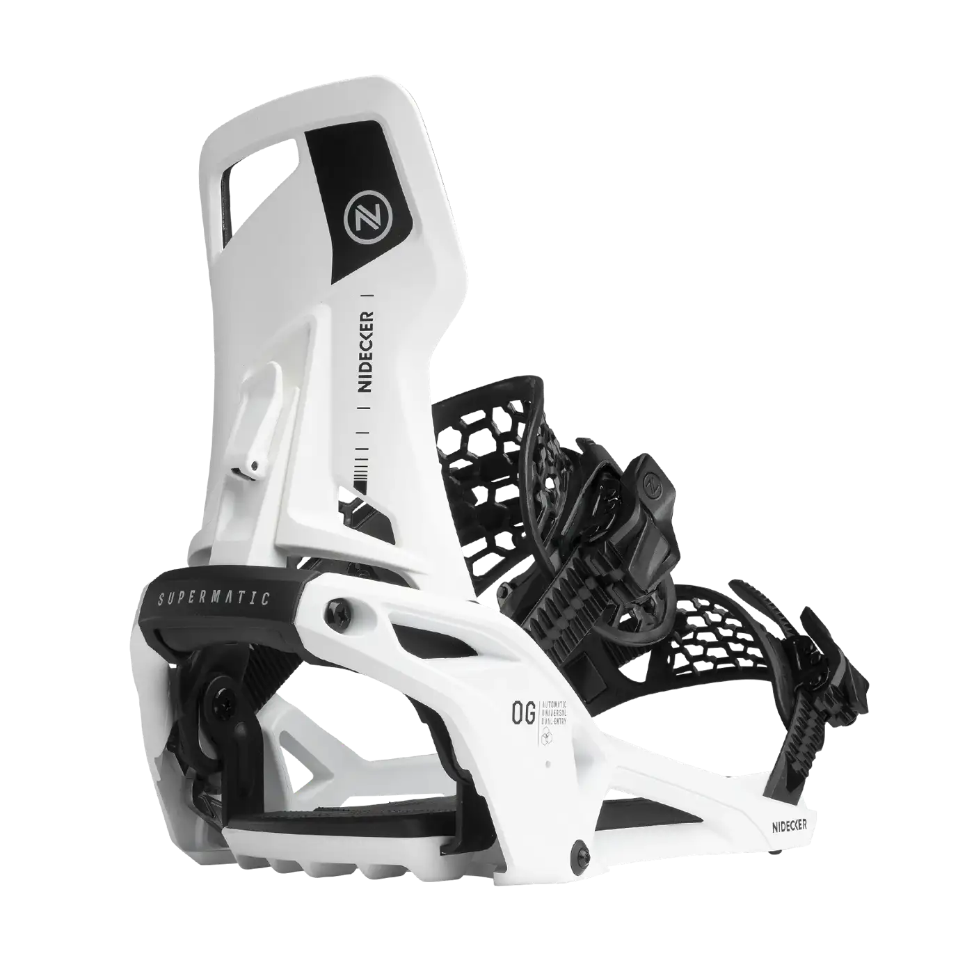 OG SUPERMATIC BLANC - BINDING SNOWBOARD - NIDECKER