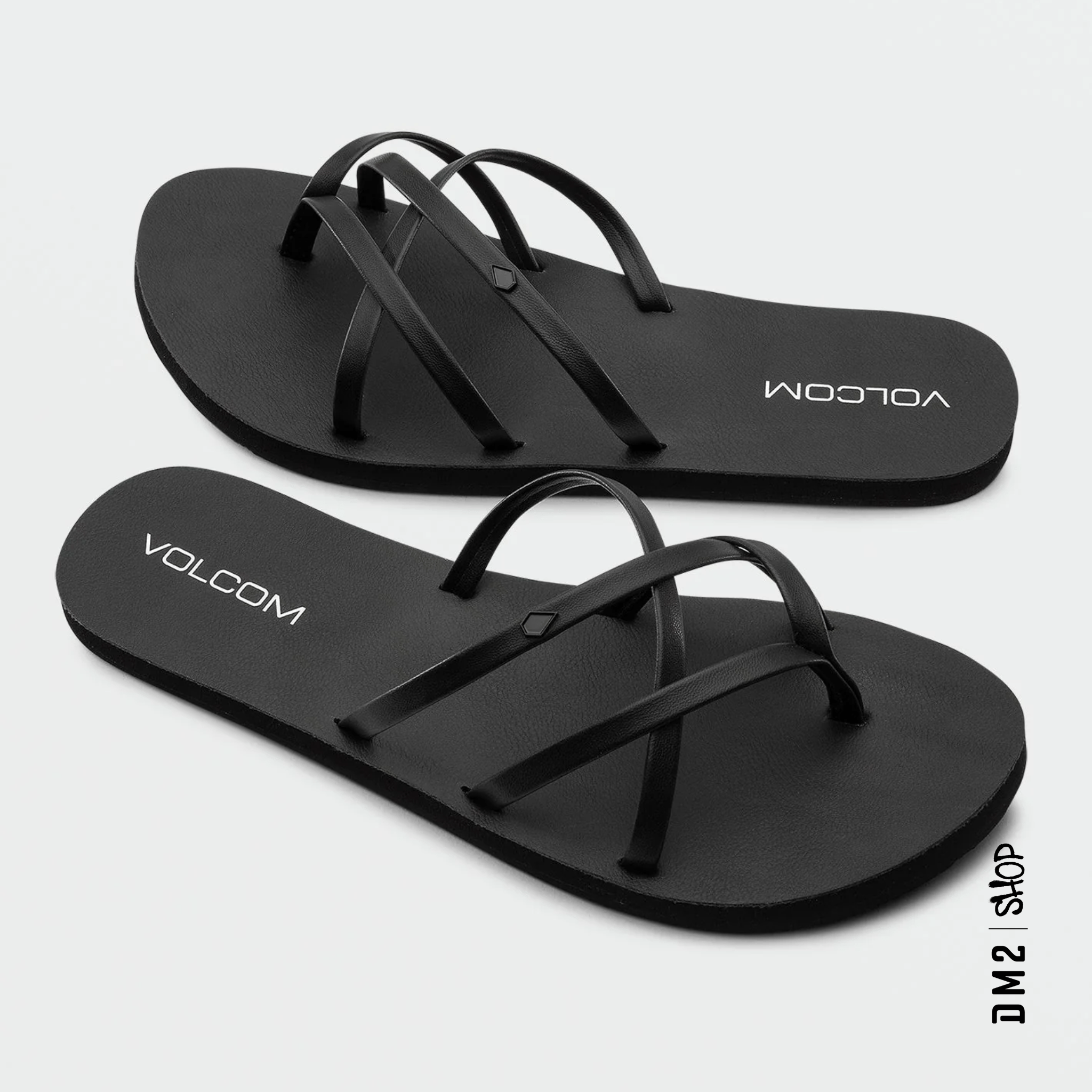 SANDALES FEMME NEW SCHOOL II TOUT NOIR, VOLCOM - DM2 SHOP