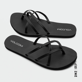 SANDALES FEMME NEW SCHOOL II TOUT NOIR, VOLCOM - DM2 SHOP