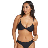 HAUT BIKINI SIMPLY SEAMLESS VNECK NOIR - DM2 SHOP