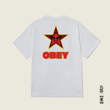 T - SHIRT HOMME OBEY STAR BLANC, OBEY - DM2 SHOP