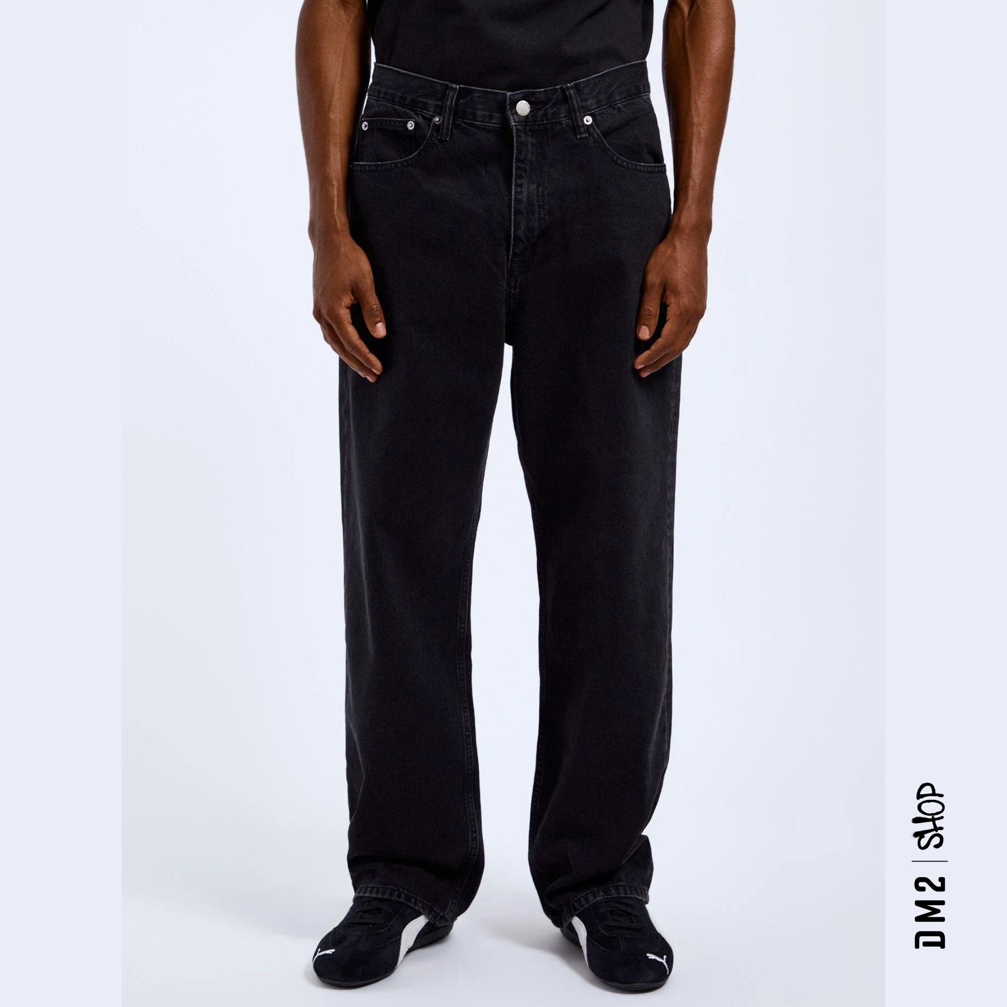JEAN BAGGY HOMME OMAR WORN BLACK, DR.DENIM - DM2 SHOP
