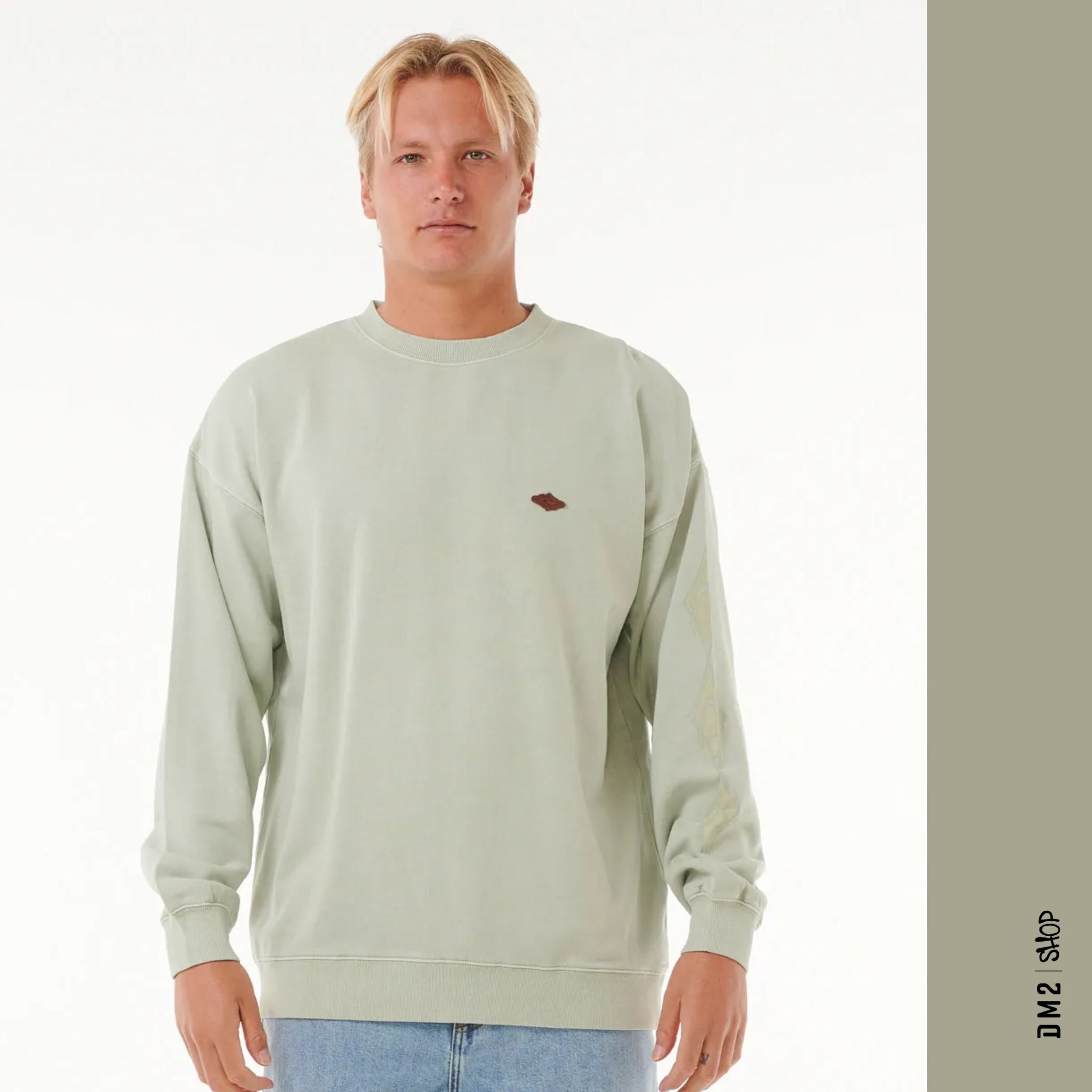 CREWNECK RIP CURL HOMME ORIGINAL SURFER MENTHE - DM2 SHOP