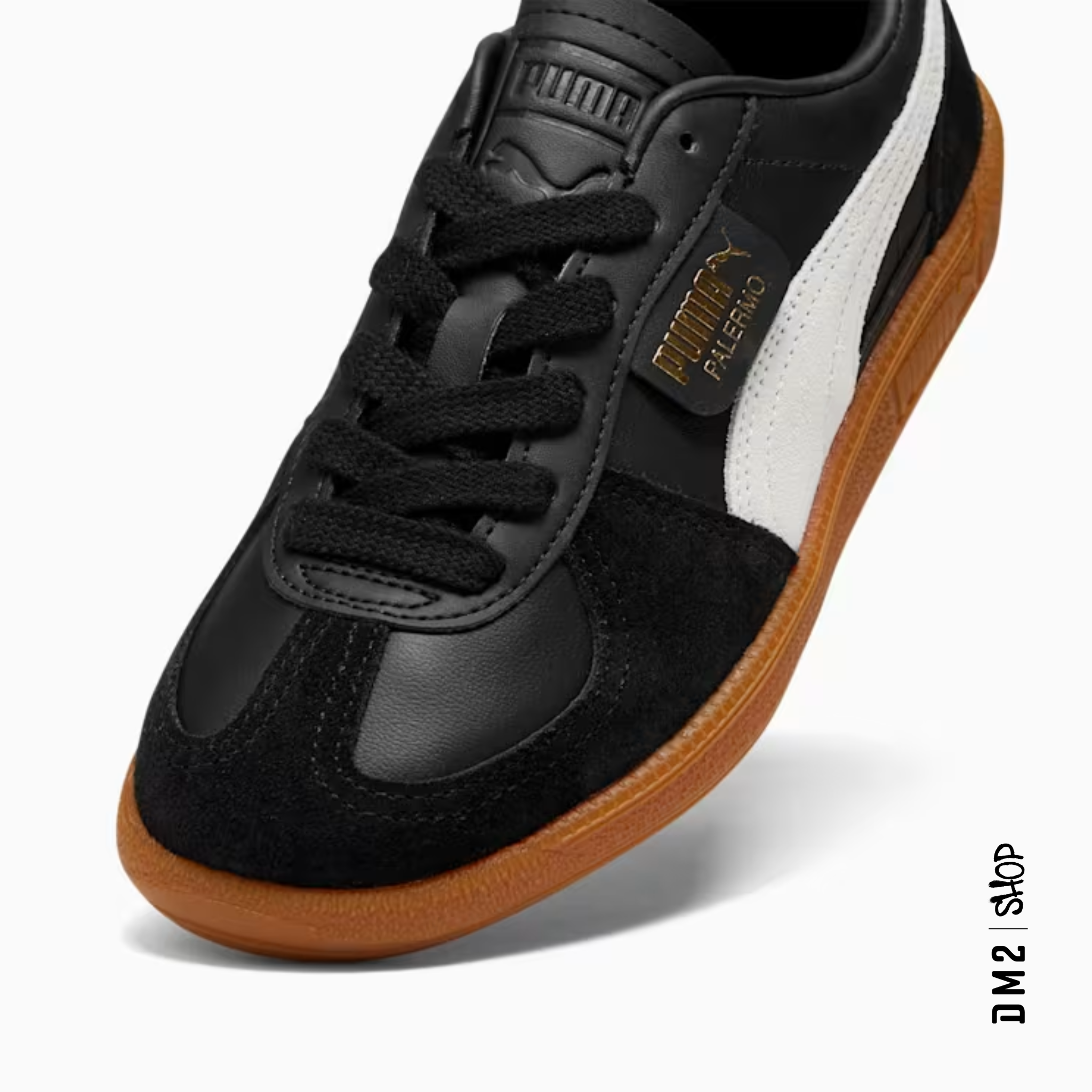 PUMA CHAUSSURES FEMME PALERMO LEATHER NOIR - DM2 SHOP