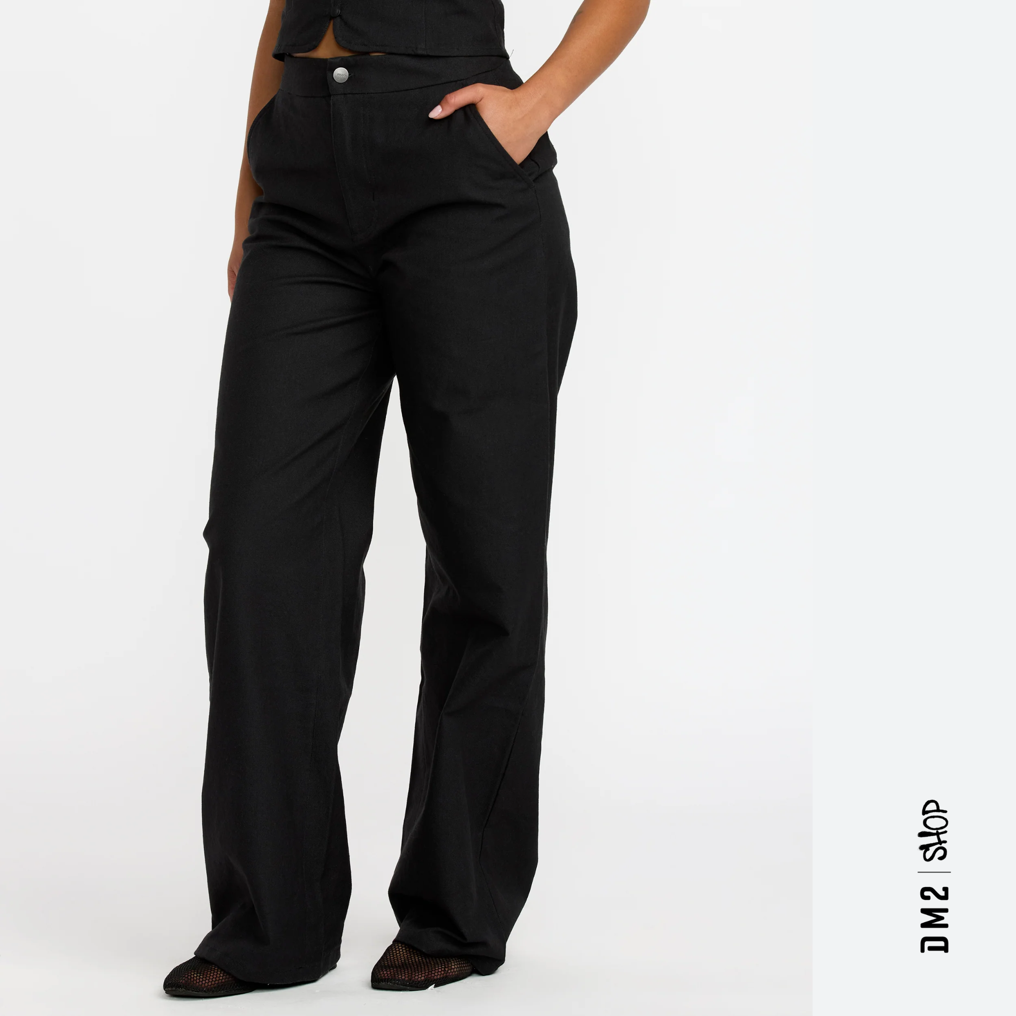 PANTALON FEMME BONNIE NOIR