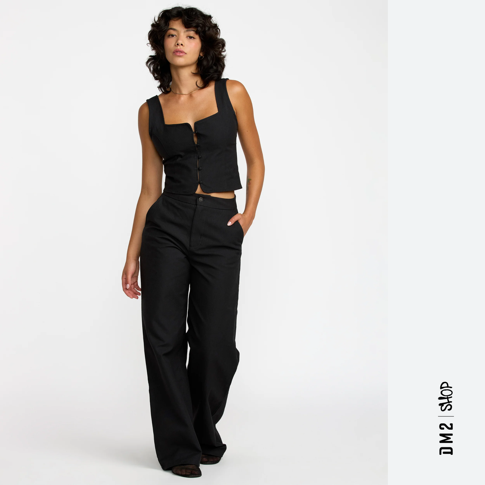 PANTALON FEMME BONNIE NOIR