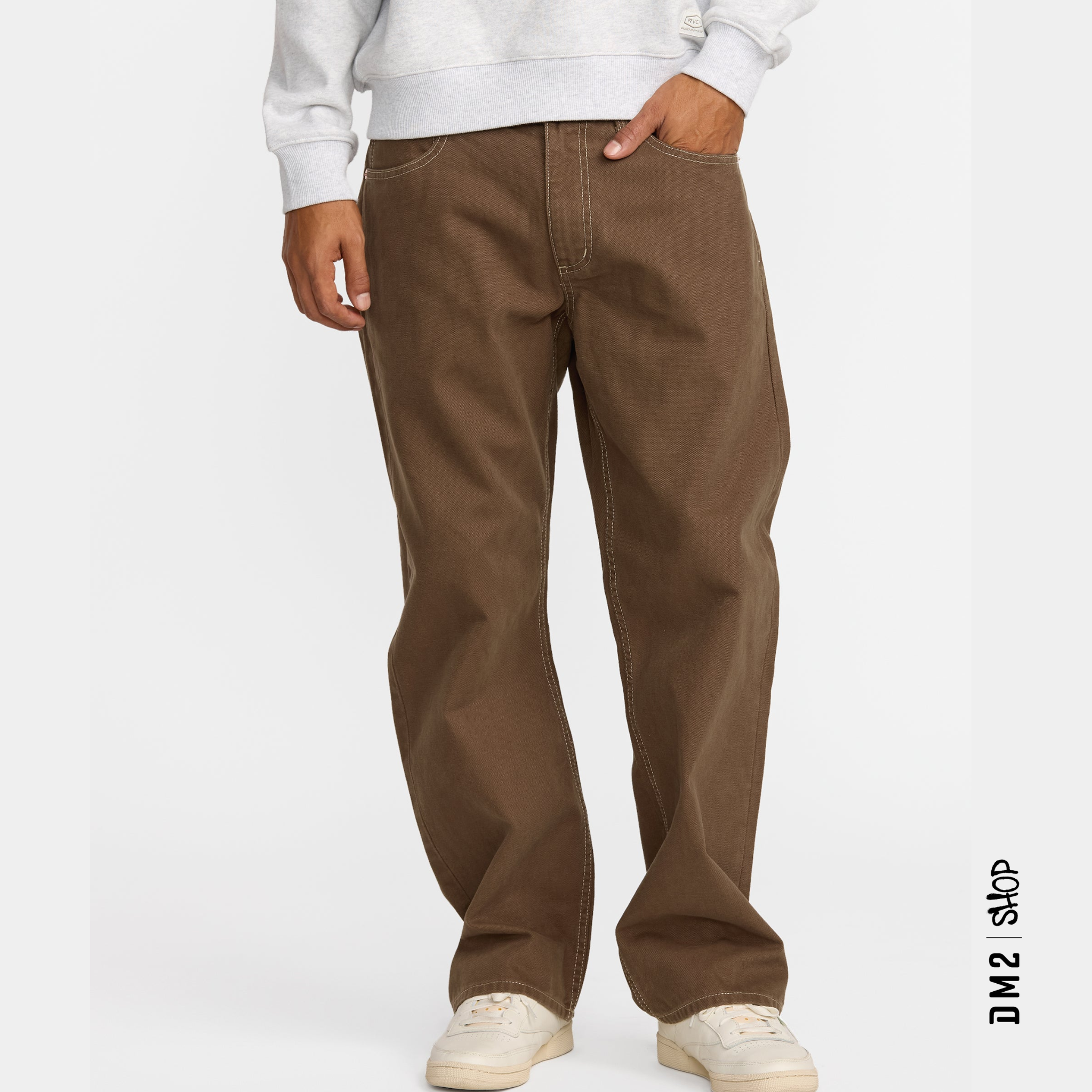 pantalon-rvca-dayshift-5-pocket-brun-DM2-H25