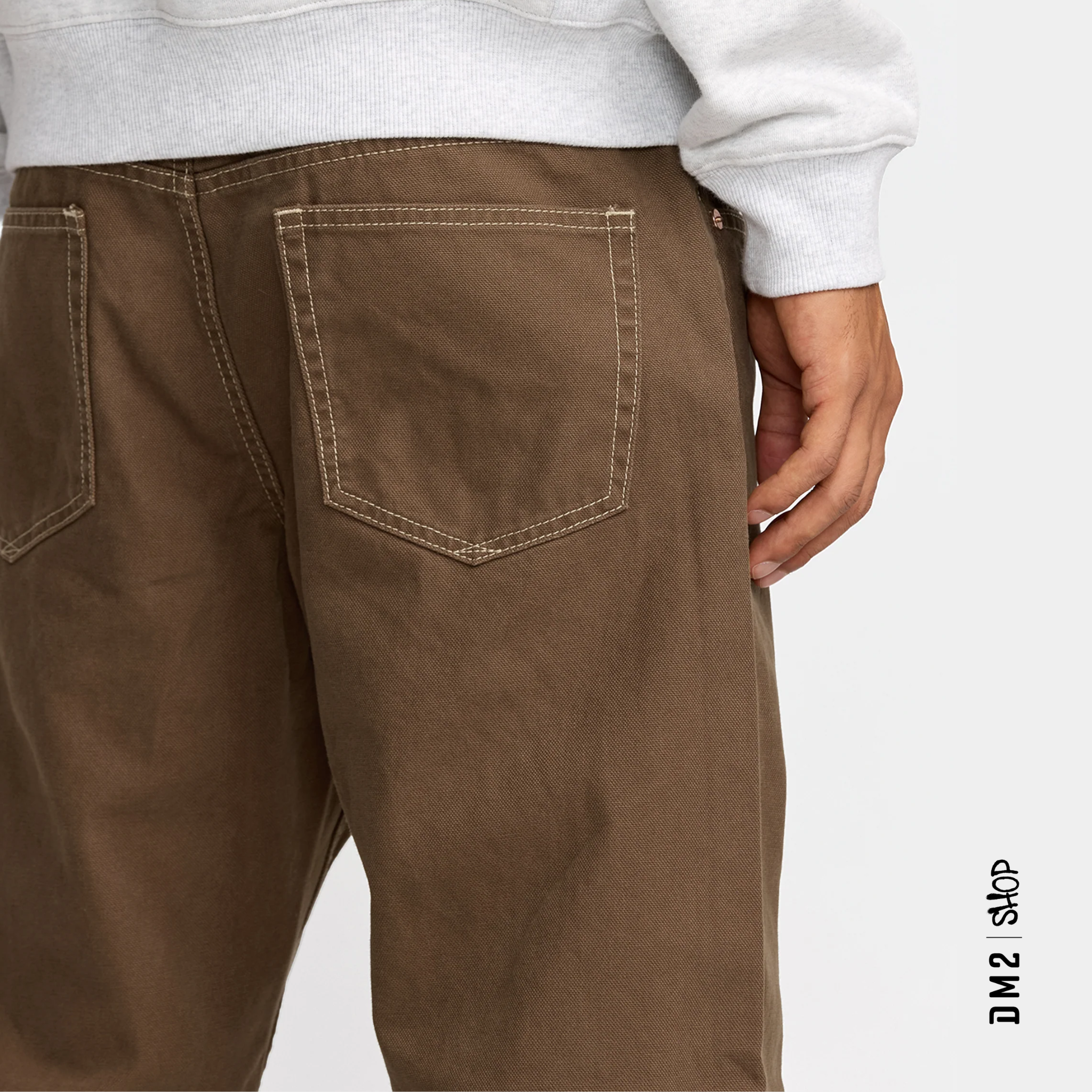 PANTALON RVCA DAYSHIFT 5 POCKET BRUN