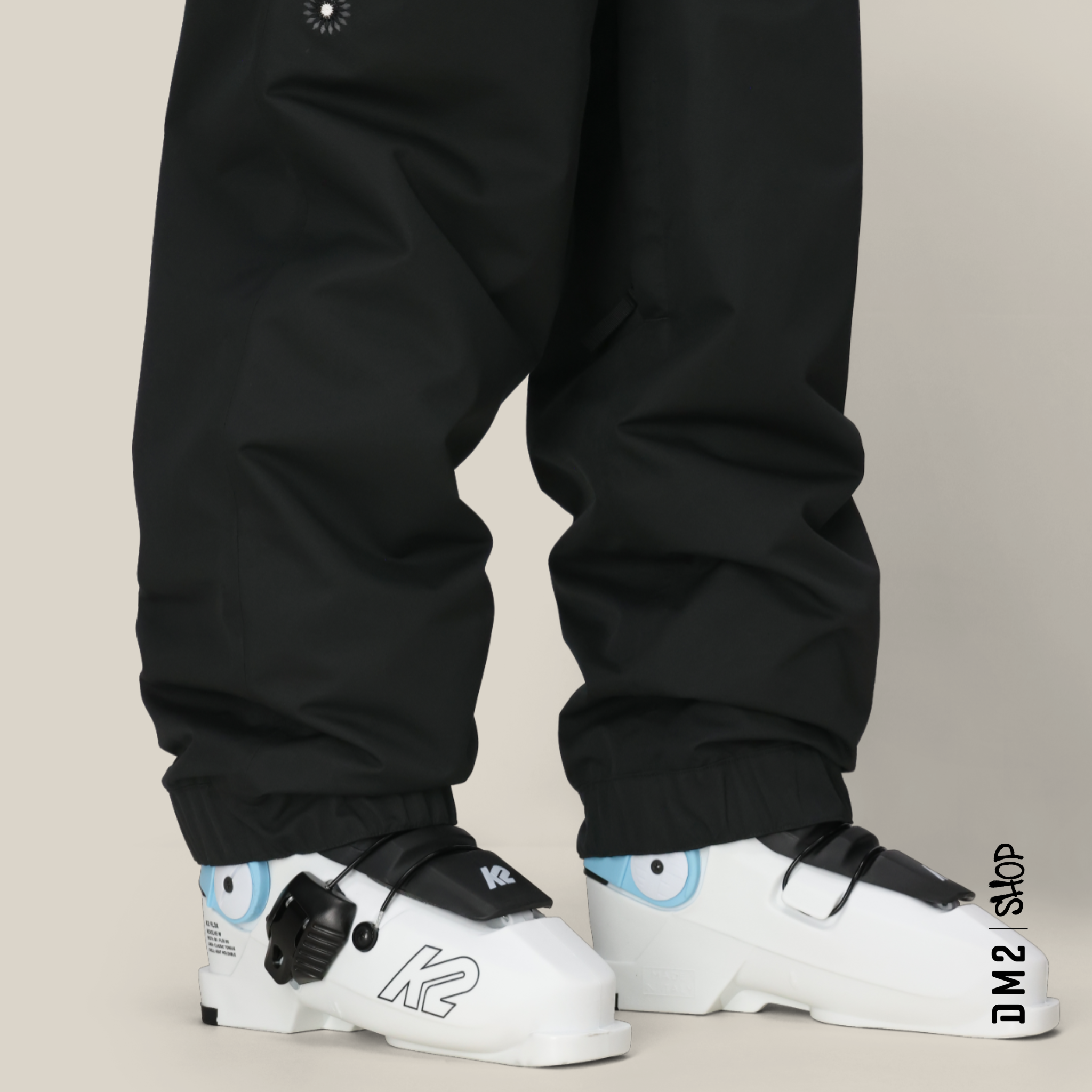 PANTALON 686 BAGGY SNOW OUTLINE NOIR POUR FEMME