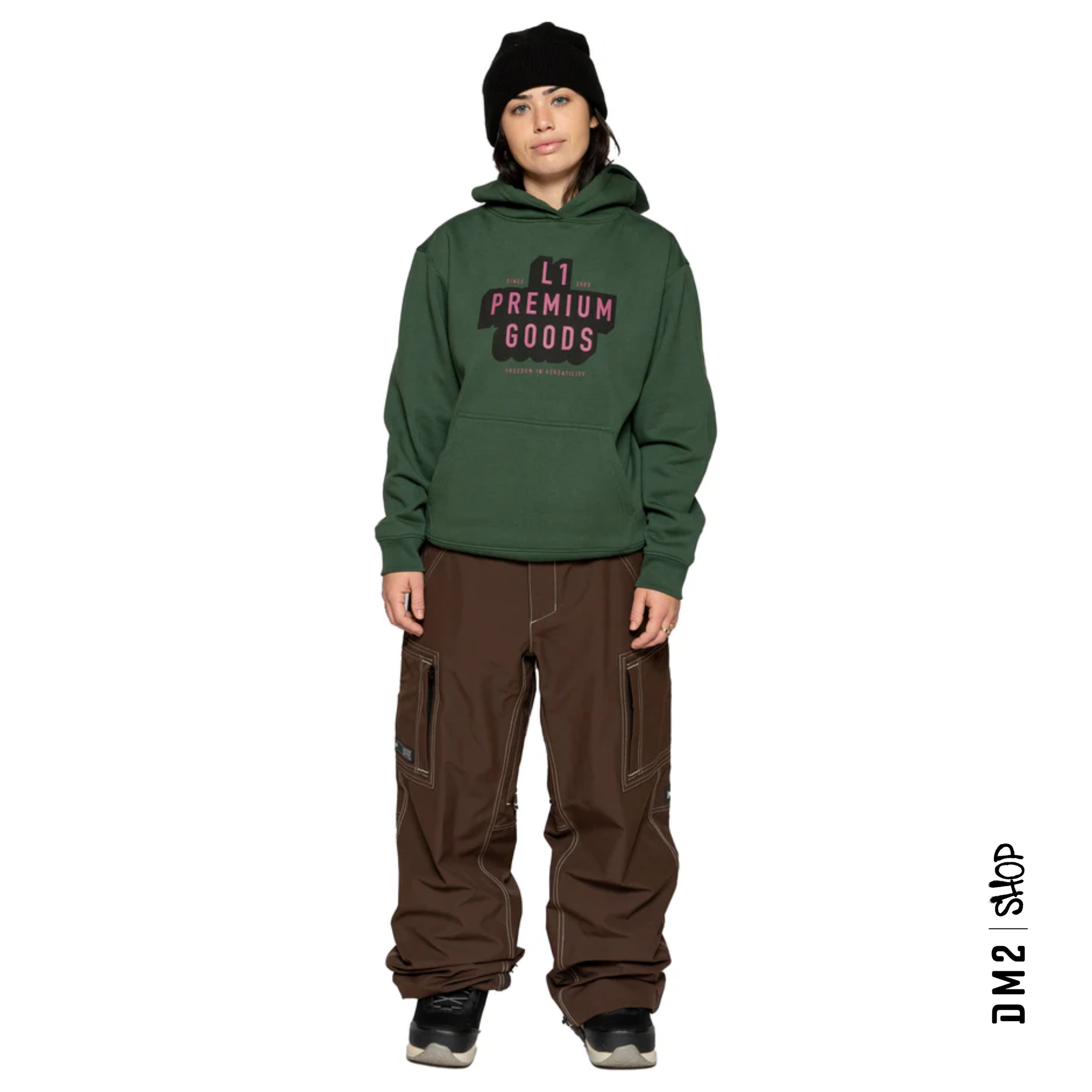 PANTALON SNOW BAGGY FEMME FAIRFIELD BRUN