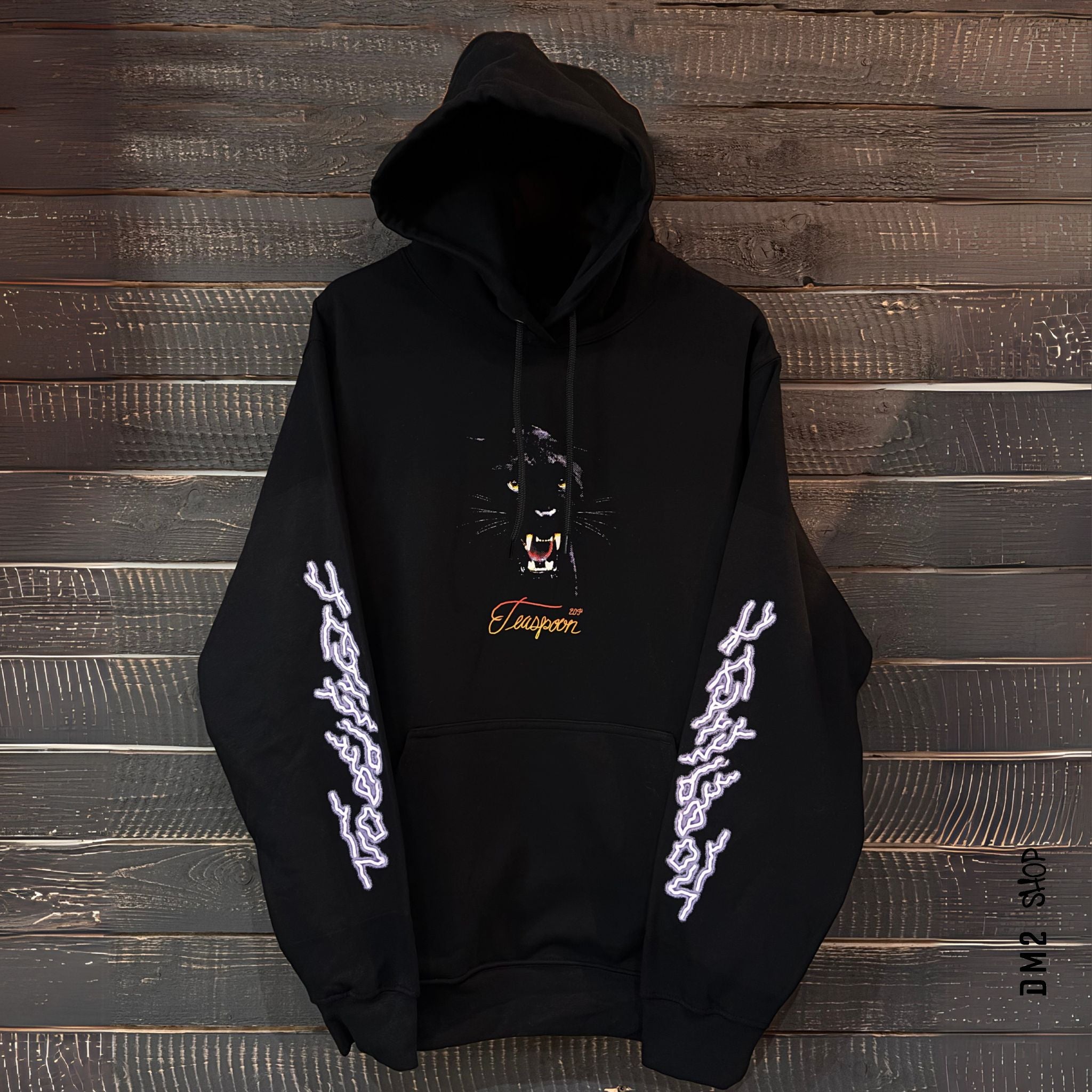 HOOD UNISEXE PANTERA NOIR, TEASPOON - DM2 SHOP