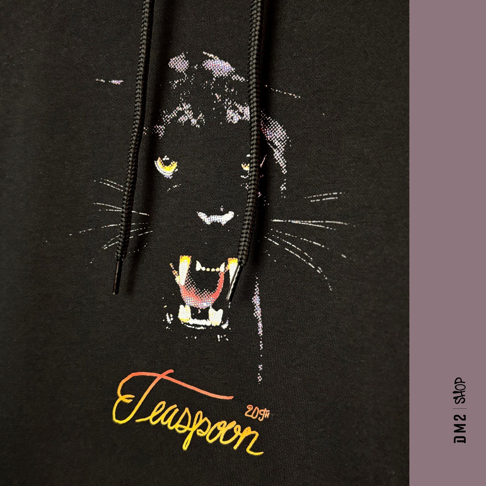 HOOD UNISEXE PANTERA NOIR, TEASPOON - DM2 SHOP