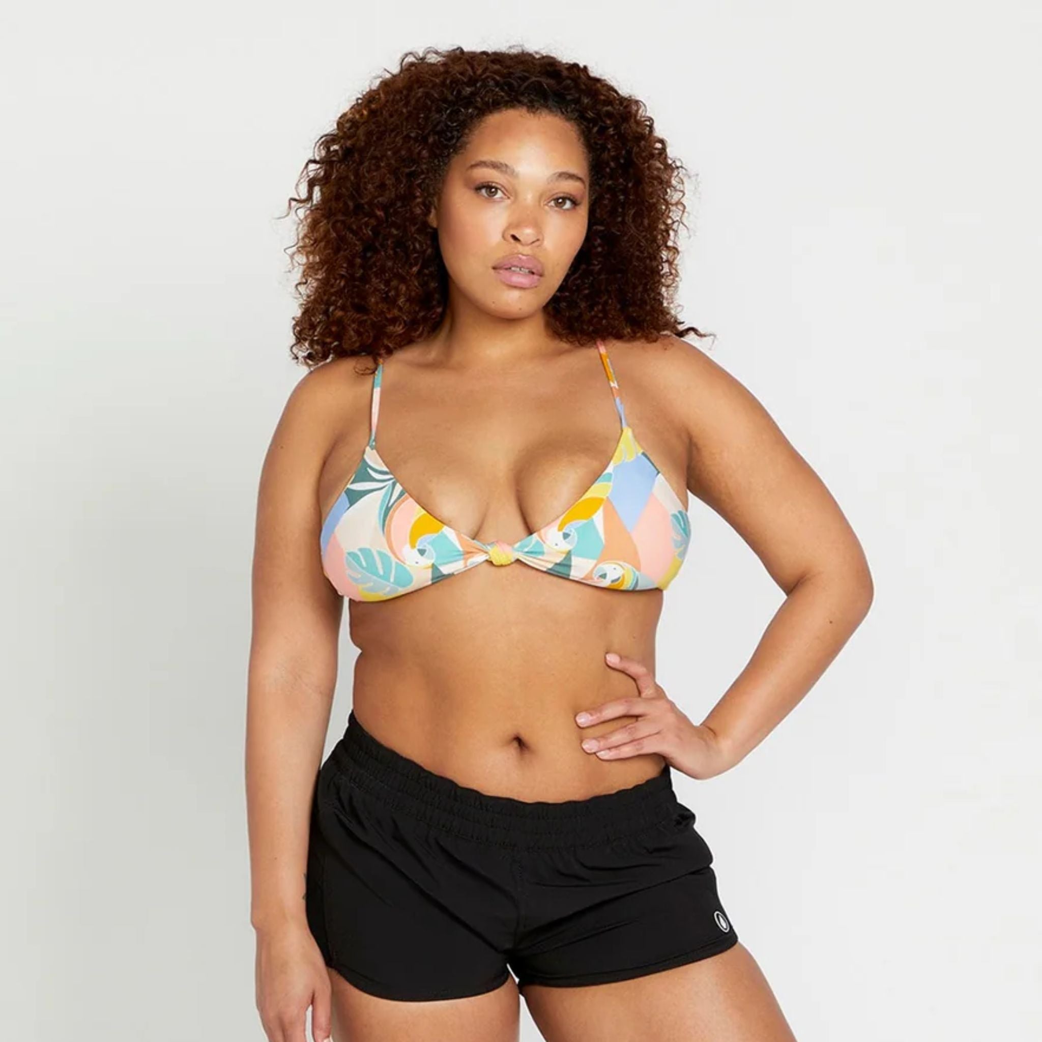 BIKINI HAUT PARROTISE FEMME KNOTTED TOP VOLCOM - DM2 SHOP
