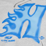 HOODIE HUF HEAT WAVE GRIS - DM2 SHOP