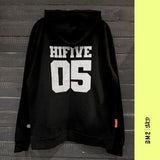 HOOD UNISEXE HI FIVE NOIR, TEASPOON - DM2 SHOP