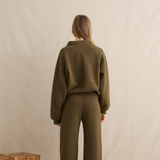 RHYTHM - PULL POLAIRE FEMME - OLIVE