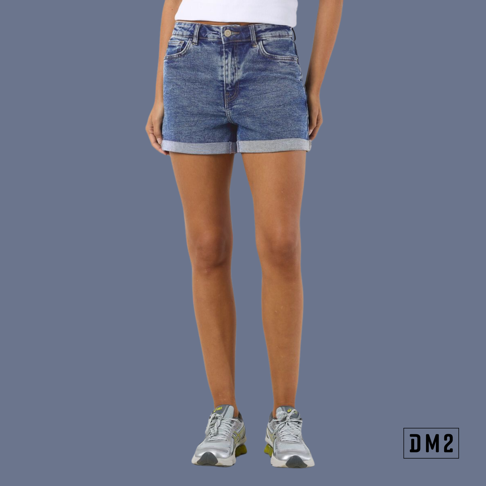 NOISY MAY - HIGH WAIST - SHORT DENIM FEMME