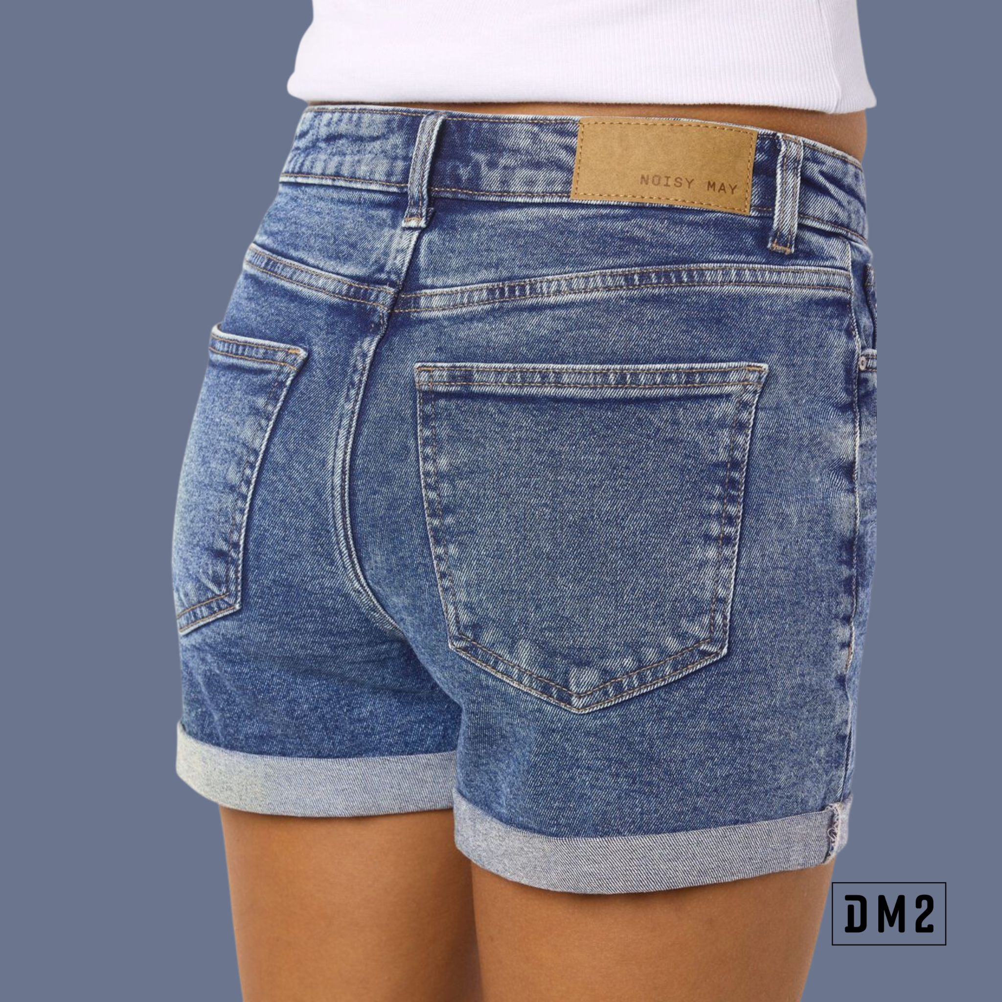 NOISY MAY - HIGH WAIST - SHORT DENIM FEMME