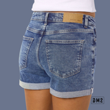 NOISY MAY - HIGH WAIST - SHORT DENIM FEMME
