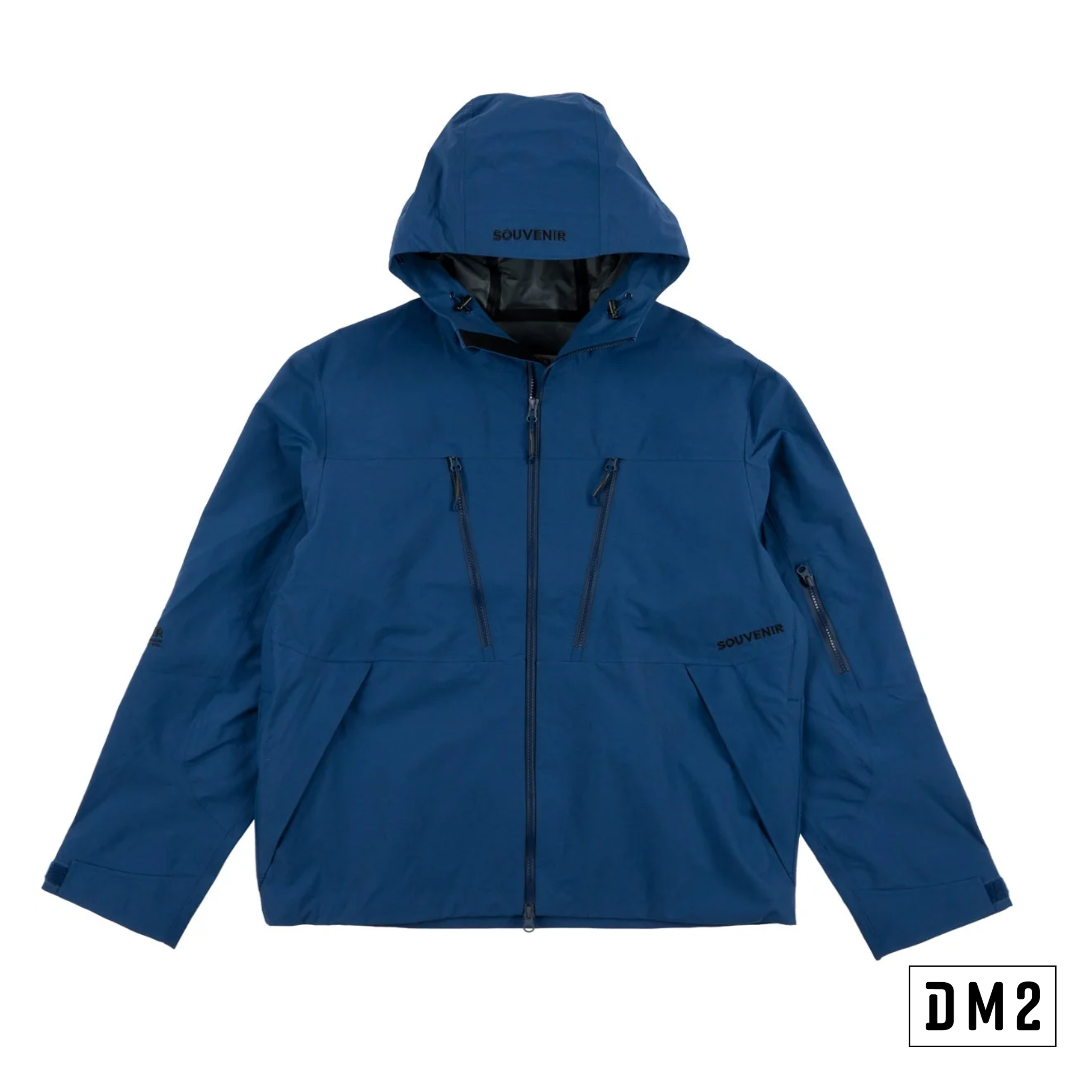 MANTEAU 3PLY RIPSTOP - SHELL JACKET - SOUVENIR - BLEU