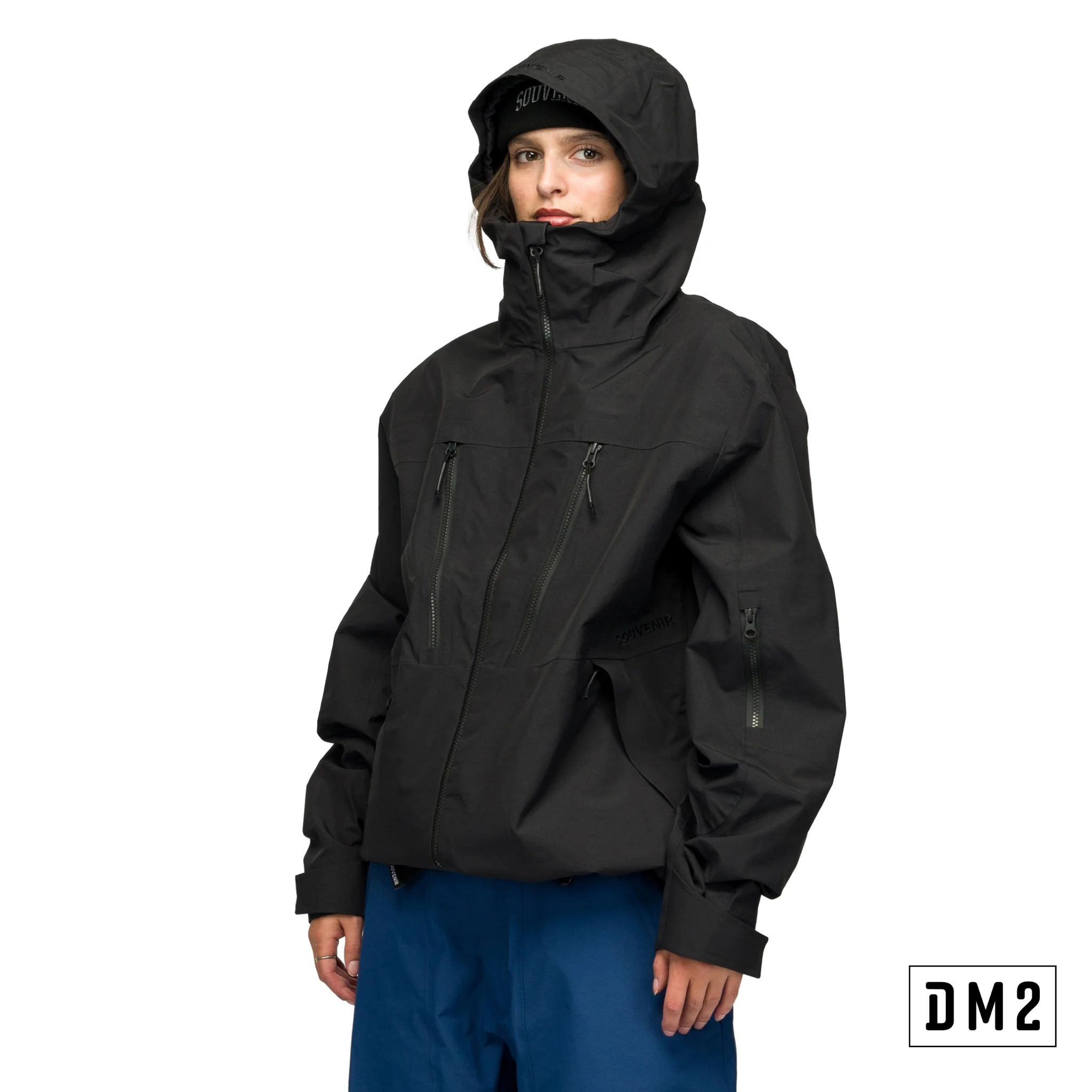 3 PLY RIPSTOP - MANTEAU SNOW UNISEXE - SHELL NOIR