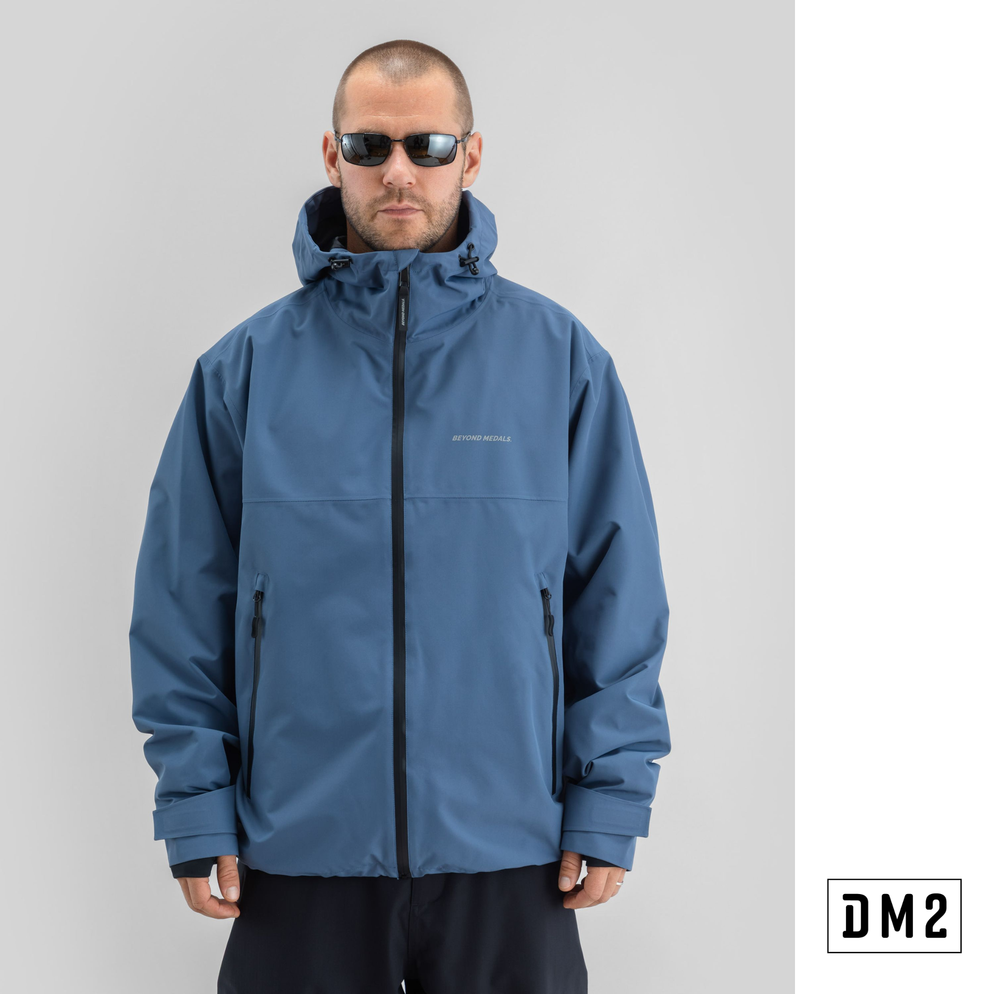 PARK JACKET - MANTEAU SHELL - BEYOND MEDALS - BLEU