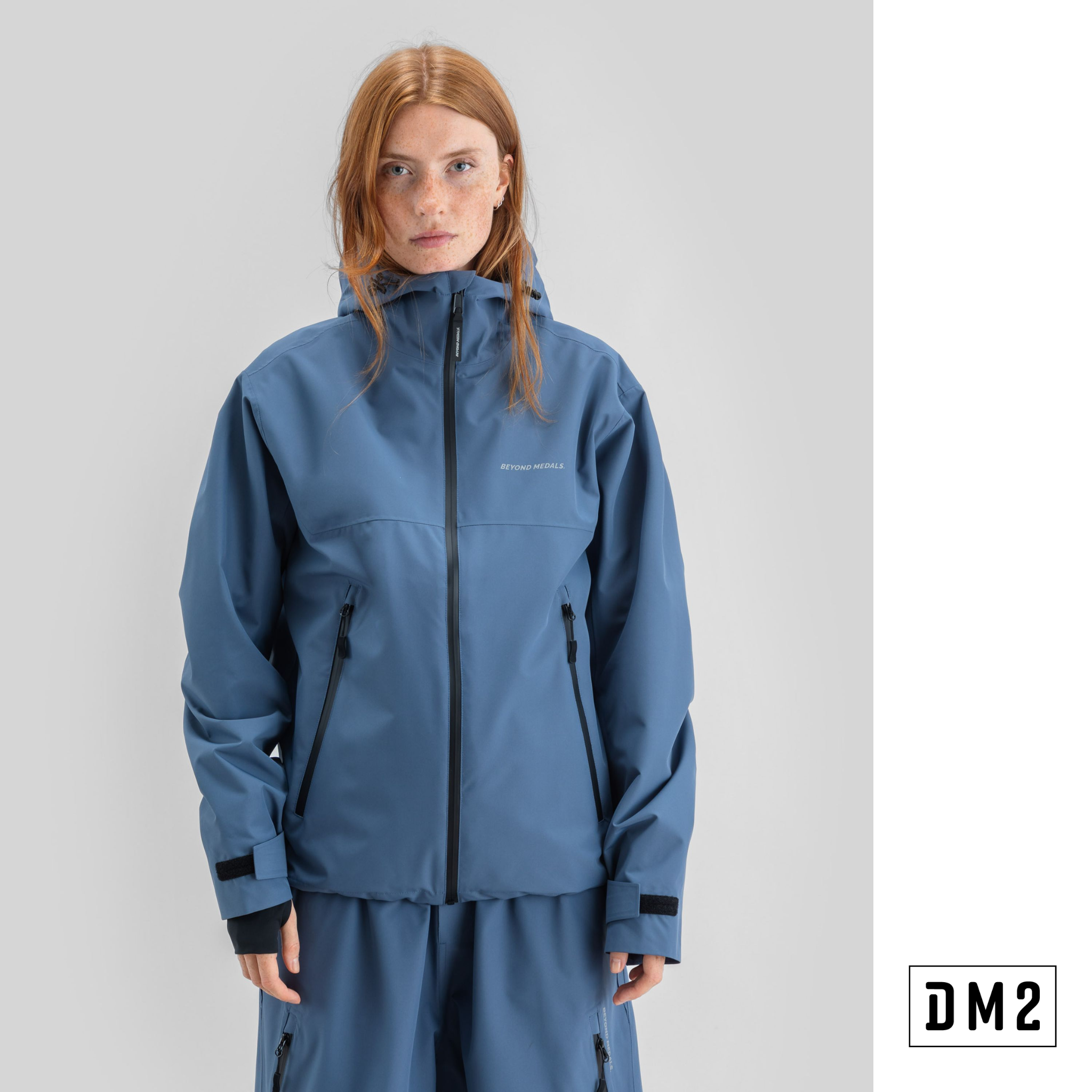 PARK JACKET - MANTEAU SHELL - BEYOND MEDALS - BLEU