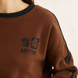 CONTRAST SLOUCHY - CREWNECK FEMME - RHYTHM