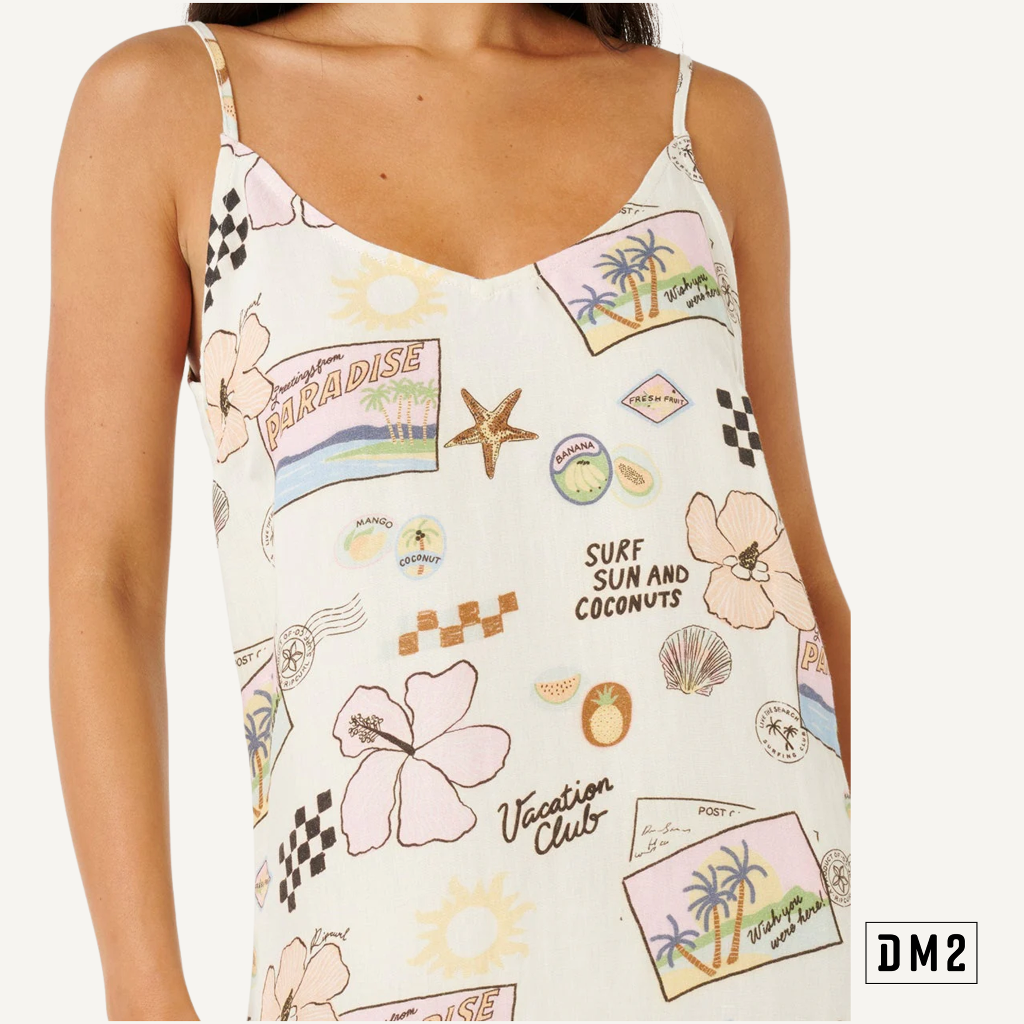 RIP CURL - ROBE MIDI - SUNSET LUAU