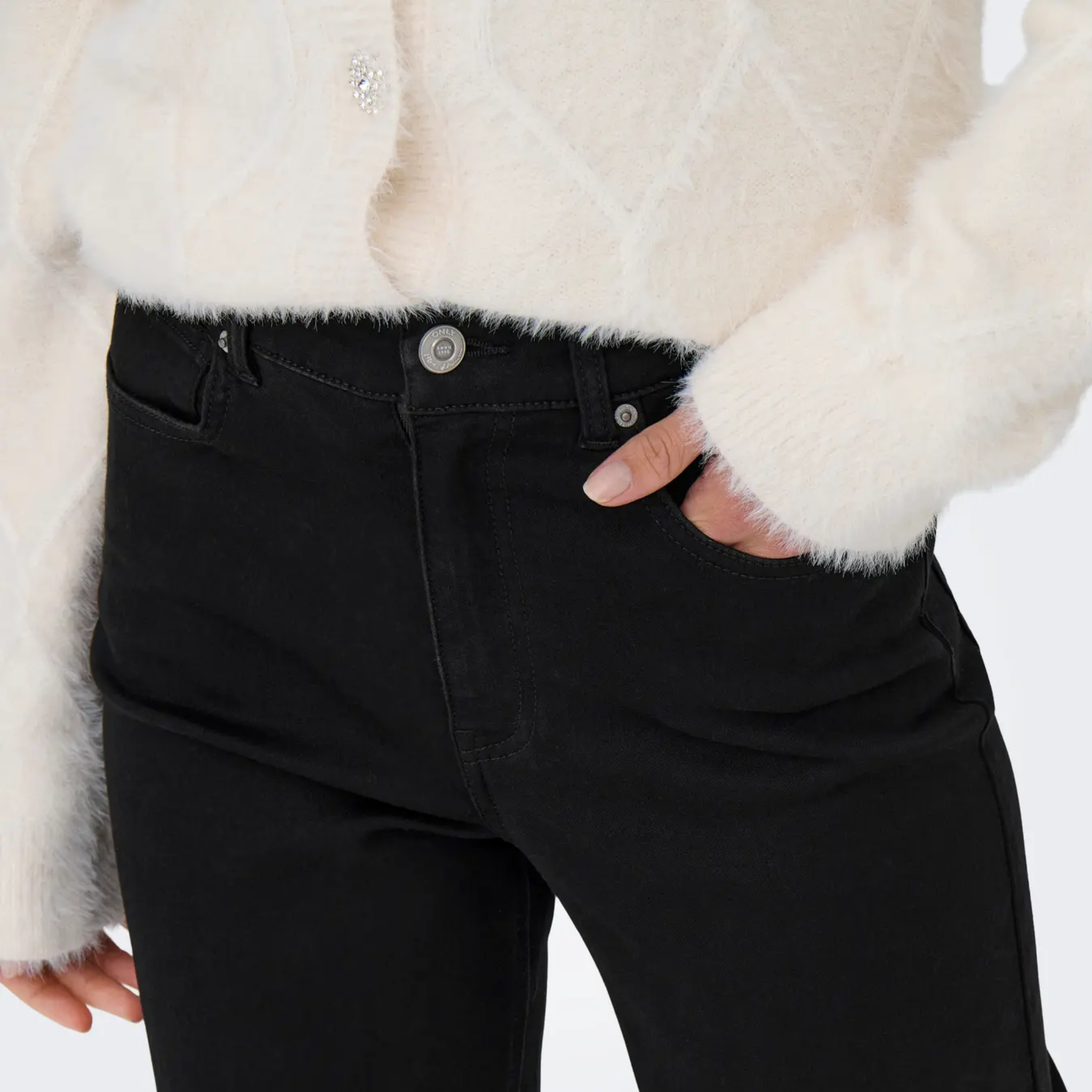 ONLY - JEANS TAILLE HAUTE - MADISON ROYAL