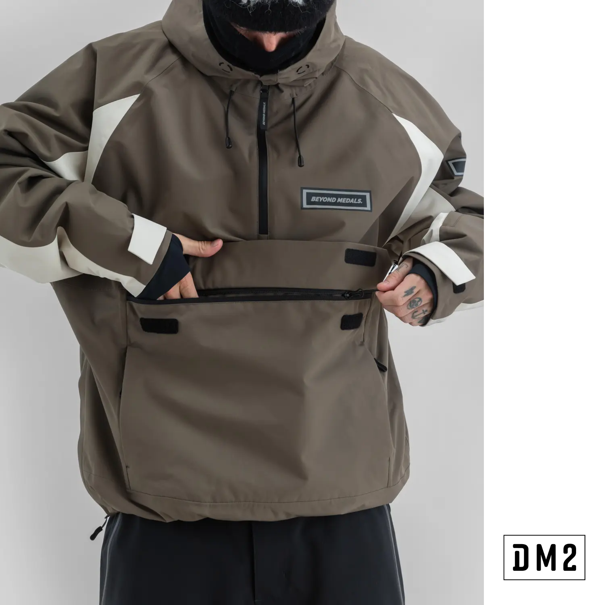RETRO ANORAK - BEYOND MEDALS - BRUN