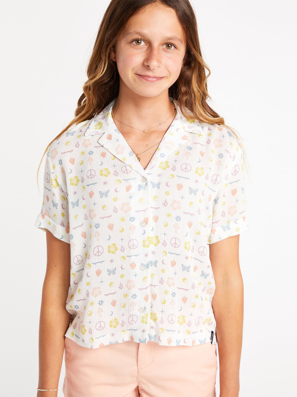 CHEMISE FILLE STICKERBOOK VOLCOM - DM2 SHOP