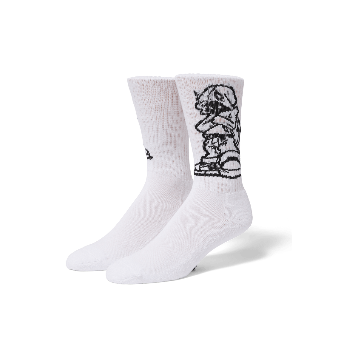 CHAUSSETTES HUF RAVE CREW BLANC - DM2 SHOP