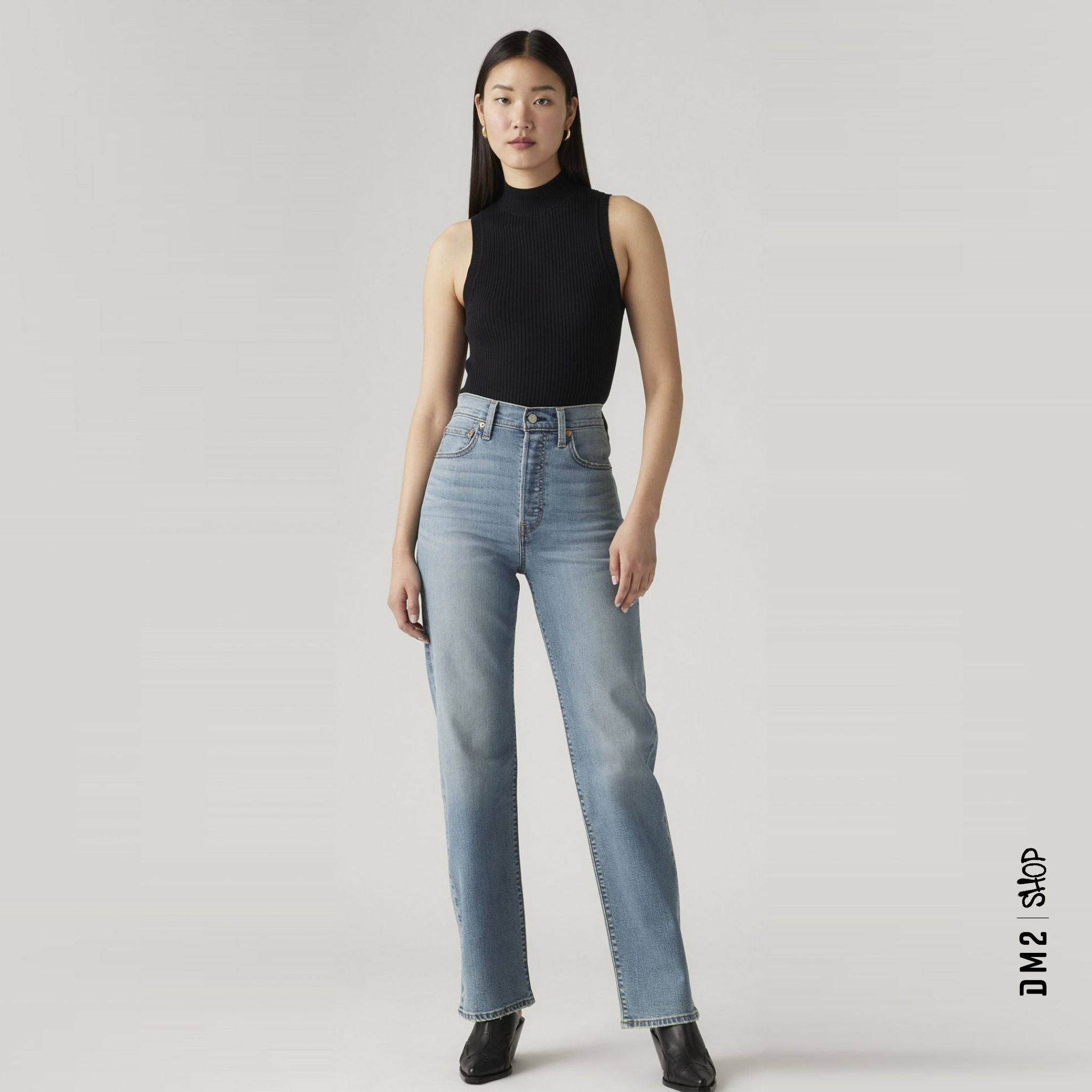 JEANS PLEINE LONGUEUR RIBCAGE, LEVI'S - DM2 SHOP
