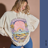 CREWNECK BILLABONG FEMME RIDE IN WHITE CAP - DM2 SHOP