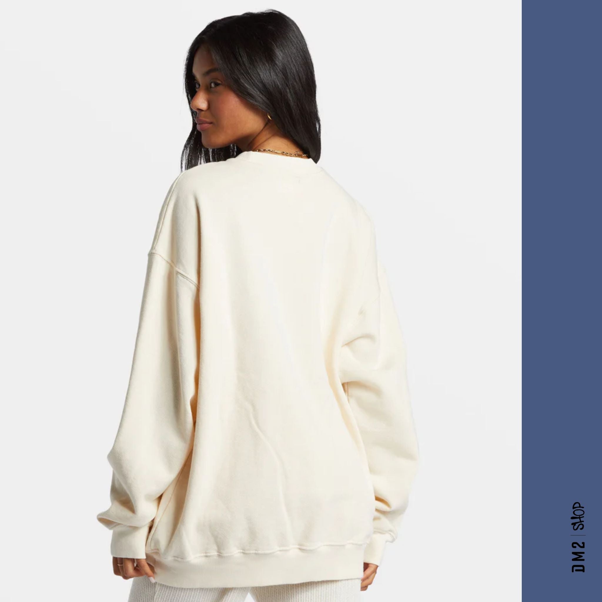 CREWNECK BILLABONG FEMME RIDE IN WHITE CAP - DM2 SHOP