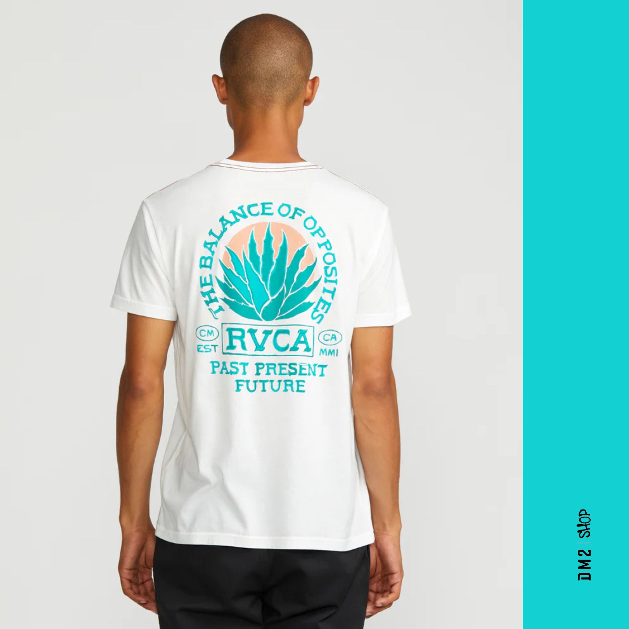 T - SHIRT HOMME RVCAGAVE BLANC, RVCA - DM2 SHOP