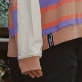 NOTICE THE RECKLESS - RETRO STRIPE POLO FEMME