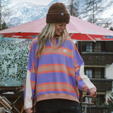 NOTICE THE RECKLESS - RETRO STRIPE POLO FEMME