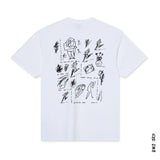 T - SHIRT POLAR SKATE SAD AT TIMES BLANC - DM2 SHOP