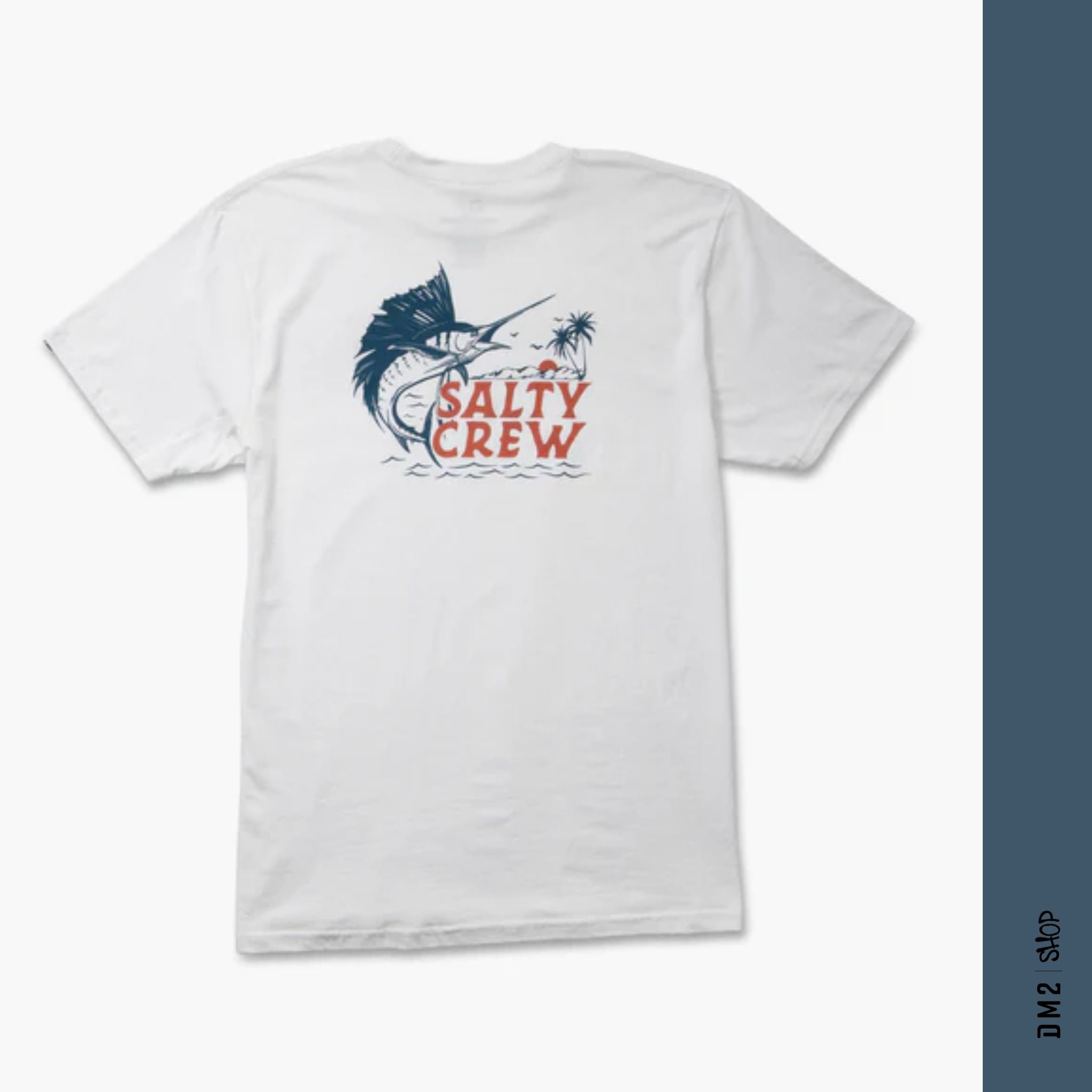 T - SHIRT HOMME SAILFISH BLANC SALTY CREW - DM2 SHOP