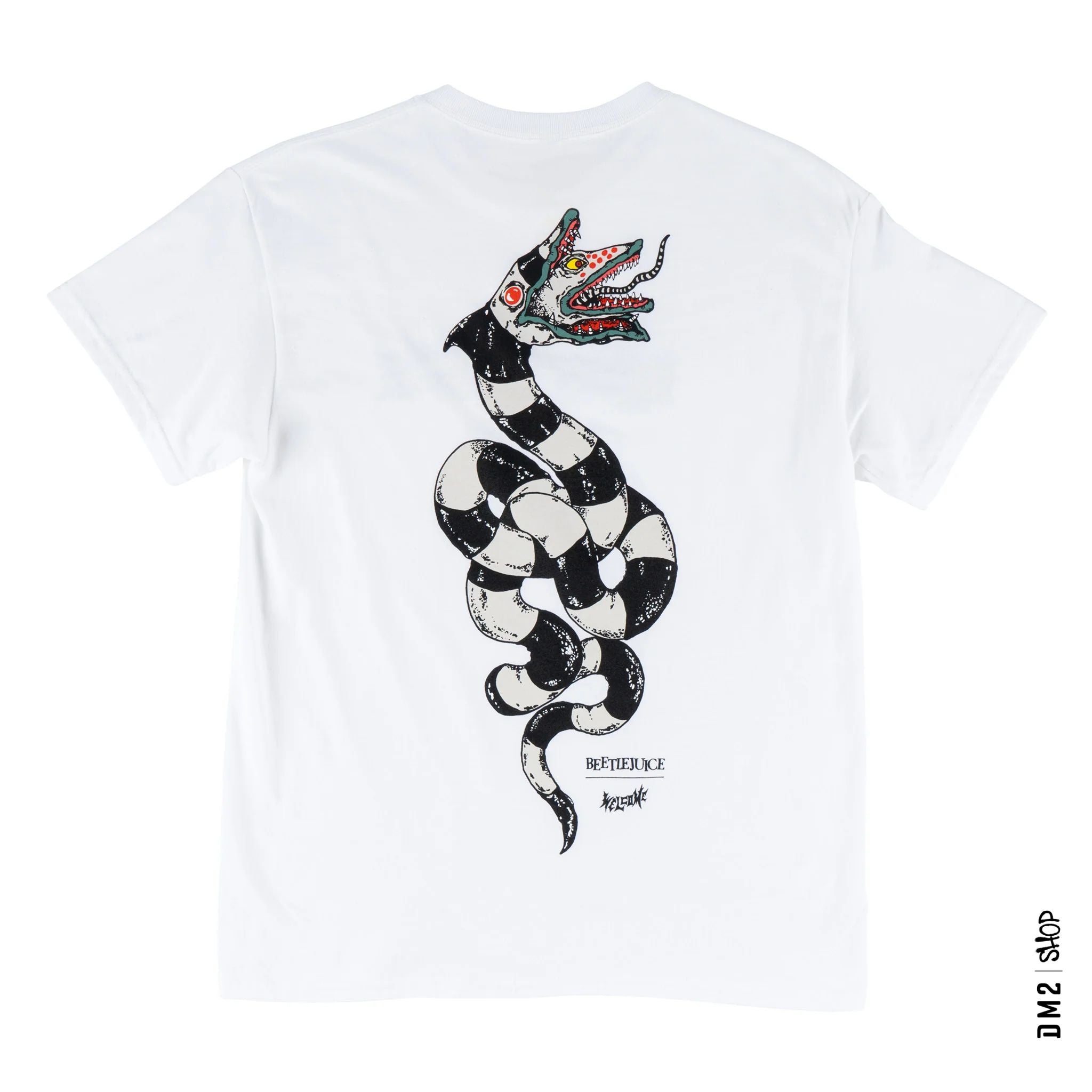 T - SHIRT UNISEXE BEETLEJUICE X WELCOME SANDWORM - DM2 SHOP